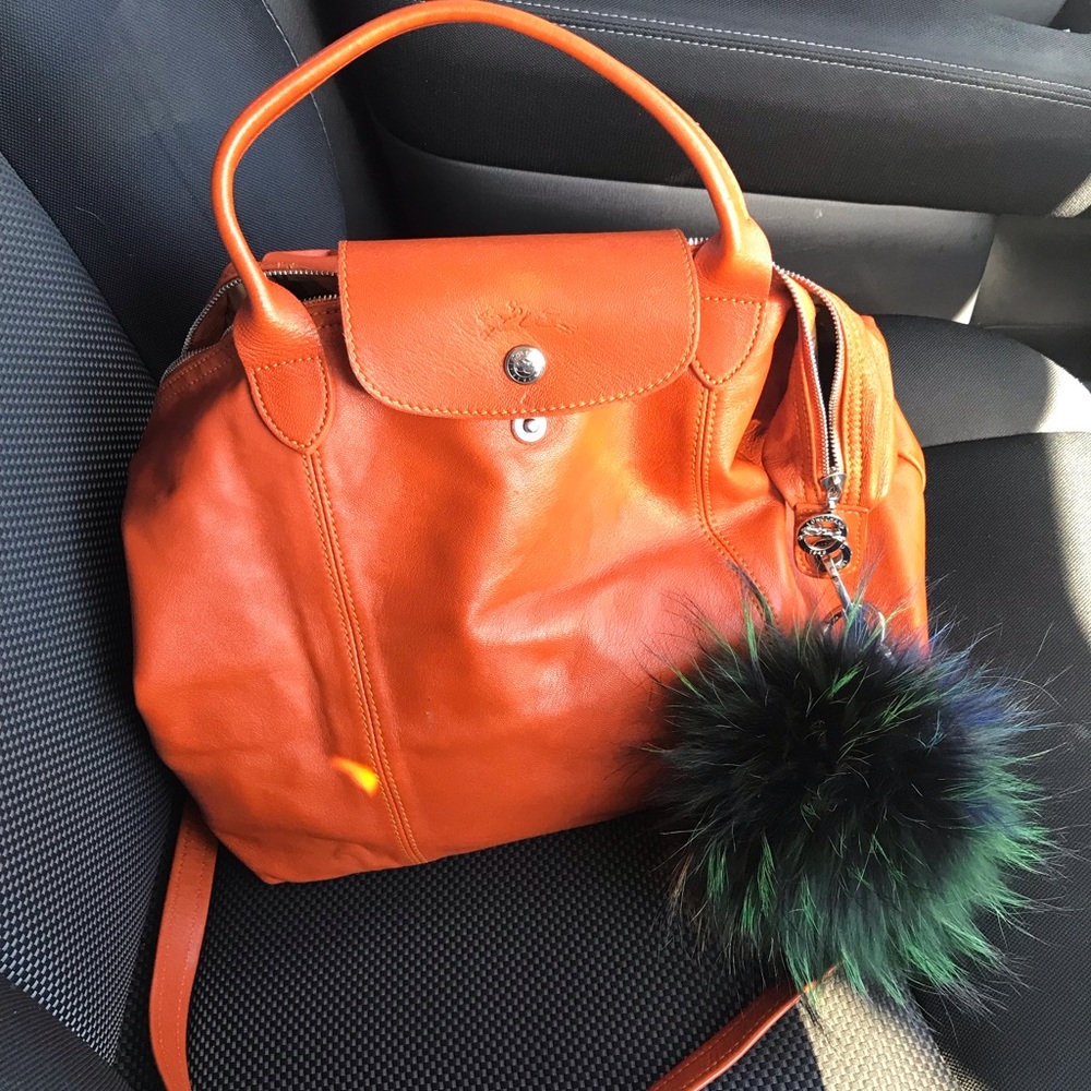 Longchamp medium cuir bag